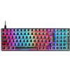 Mars Gaming MKULTRA, Tastiera Meccanica RGB Nero, Compatta 96%, Switch Outemu SQ Blu, Lingua Francese