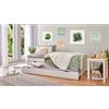Inter Link Letto funzionale Letto per bambini Letto singolo con contenitore Letto con cassetti 2 piani d'appoggio 90x200cm Pino massiccio rete a doghe inclusa Laccato bianco Ulli 90x190cm