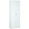 Inter Link - Armadio multiuso - Armadio per archiviazione - 2 ante - Larghezza:70cm - Profondità: 34 cm - Altezza: 190 cm - incl. 5 ripiani - Rivestito in melaminico - Arconati - Bianco