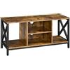 Yaheetech Tavolo Supporto TV in Legno e Metallo 106 × 40 × 50,5 cm