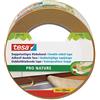 tesa Nastro Biadesivo PRO NATURE - Nastro adesivo ecologico per tappeti e per il fissaggio artigianale - Composto interamente da plastica riciclata - 25 m x 50 mm