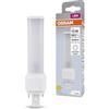 OSRAM Lampada DULUX D 13 LED per base G24D-1, 6 watt, 660 lumen, bianco freddo (4000K), ruotabile, sostituzione della lampada Dulux convenzionale da 13W