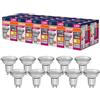 OSRAM Lampadina LED Star Value PAR16 con angolo di irradiazione di 36°, attacco GU10, 2,6 Watt, luce bianca calda (2700 K), sostituisce le tradizionali lampade spot da 35 Watt, confezione da 10