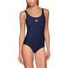 Arena Melby costume da bagno, donna, Donna, Melby, Blu (Stamp marinato/giallo)
