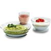 BÉABA & Duralex, Set Pappa Bambino In Vetro, Piatto Ciotola E Bicchiere Con Ventosa In Silicone, Ergonomico Ed Evolutivo, Sano E Resistente, Made In France, Eucalipto