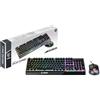 msi Vigor GK30 Tastiera da Gaming, QWERTY, IT Layout - Mech-Membrane Switches, resistente all'acqua, RGB Mystic Light, Lighting & Media Hotkeys, base antiscivolo, USB 2.0 placcato in oro - Full-Sized