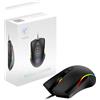 msi FORGE GM300 Gaming Mouse - Sensore ottico 7200 DPI, design simmetrico, switch da oltre 10M di clic, 7 pulsanti, latenza 8 ms, RGB LED, 118 g - Cablato