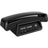 ALCATEL ePure Premium - Telefono fisso cordless DECT con segreteria - Design vintage - Base con display smart - Grande display grafico - Vivavoce - Funzione blocco chiamate - Nero