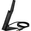 MSI AXE5400 WiFi adattatore USB - Antenna 2x Tri-banda, SO supportato: Windows 11, Windows 10 (richiede 2H22 o versione successiva) - USB 3.2 Gen 1, crittografia WPA3 - Design compatto e portatile