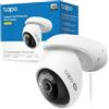 Tapo C560WS 4K 8MP Telecamera Wi-Fi Esterno Pan/Tilt, Smart AI, 360° Visuale, Visione Notturna a Colori Starlight, IP66, Allarme Sonoro e Luminoso, Wi-Fi 6 e Ethernet, Supporta MicroSD fino a 512 GB