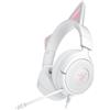 Razer Kraken Kitty V3 X - Cuffie con filo Kitty per gaming - Iconiche orecchie da gatto - Leggerezza di 270 g - Microfono cardioide HyperClear - Driver TriForce da 40mm - Jack da 3,5 mm | Bianco