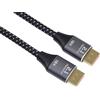 PremiumCord Cavo 16K Displayport 2.1 M/M, Spina a Spina, 80Gbps, Video 16K@60Hz, 10K@60Hz, 8K@165Hz 2160p, HDCP 2.2, Connettori Placcati Oro, Cavo Intrecciato In Tessuto, Lunghezza 1,5 m