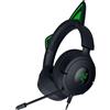 Razer Kraken Kitty V3 X - Cuffie con filo Kitty per gaming - Iconiche orecchie da gatto - Leggerezza di 270 g - Microfono cardioide HyperClear - Driver TriForce da 40mm - Jack da 3,5 mm | Nero