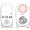 CHILLAX - Baby monitor Audio CB210 - DECT - VOX Mode & Smart Eco - Indicatori luminosi volume - Portata 340m - Luce notturna & 5 ninnenanne - Autonomia 13ore - WalkieTalkie - Avviso batteria scarica