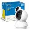 Tapo C200C Telecamera Wi-Fi Interno FHD, Videocamera sorveglianza, Visione Notturna, 360° Visuale, Audio Bidirezionale, Rilevamento di movimento e notifiche, Allarme Acustico e Luminoso Integrato