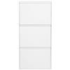 KARE Design Scarpiera Caruso, bianca, 170x50x14 cm, max. 6 paia