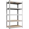 Yaheetech Scaffale Garage 180x90x30 cm 5 Ripiani Metallo
