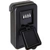 ARREGUI KEEPER SEG011 Cassetta di sicurezza per chiavi da esterno con codice|Cassaforte a muro per chiavi|Scatola porta chiavi con serratura a combinazione|Sicuro e resistente|Nero