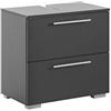 Schildmeyer Carlos 148596 - Mobile base lavabo, grigio antracite, 60,2 x 59,1 x 35 cm