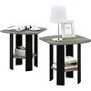 Furinno Simple Design Tavolino, rovere francese, set di 2