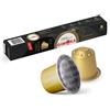 Gimoka - Capsule in Alluminio, Compatibili Nespresso in tubo, Gusto Espresso Premium Coffee - 100 Capsule