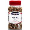 ITALPEPE roma 1969 Italpepe, Pepe Mix Grani, Ideale per Dare un Sapore Leggermente Piccante ai Tuoi Piatti, Ottimi per Piatti a Base di Pesce e Secondi, Funghi, Salse e Zuppe, Confezione 250 gr