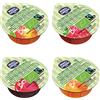 Menz&Gasser Confettura Extra Bio di Gusti Assortiti Monodose Biologica, Albicocca, Ciliegia, Fragola e Pesca, con Frutta, 100 porzioni x 20 g