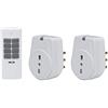 Electraline 48501 Prese Elettriche Radiocomandate con Telecomando, Spina e Presa Italiana