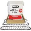 Oregon 91P033X3 Confezione da 3 Catene per Motosega Telescopica 3/8" LP da 33 Maglie di Trasmissione, 1.3mm, per Barre da 20 cm, Compatibili con Bosch, Black & Decker, Ryobi ed altre marche