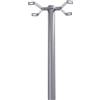Arregui D-USA/PL Supporto Verticale in Acciaio per Cassetta Postale Americana Arregui USA Mail, Altezza 133 cm, Argento