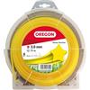 Oregon Filo per Decespugliatore a Forma di Stella in Nylon Resistente, Adatto per Erba Alta, Rifiniture e Vegetazione Fitta, Compatibile con Numerosi Marchi, 3,0 mm x 71 m (69-460-Y) Giallo