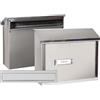 ARREGUI V4087 Pack Maxi copri fessura + cassetta postale in acciaio inox per porte o cancelli esterni, cassetta postale da esterno, cassetta postale 32,5x3 cm, taglia M (DIN A4 e rivista), Inox