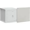ARREGUI Elek 22500W-S1 Cassaforte Nascosta dietro al Coperchio della Cassetta di Derivazione | Piccola Cassaforte da Incassare al Muro | 20x20x21 cm | 5 L