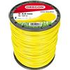 Oregon Filo da Taglio Tondo Giallo per Decespugliatori e Tagliaerba, in Nylon Professionale, Adatto alla Maggior Parte dei Decespugliatori, 3,0 mm x 169 m (69-371-Y)