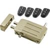 Arregui CI10D Sicurezza Invisibile 4 Telecomandi, Antifurto, Elettronica per Porta, Wireless, Catenaccio Interno, Colore Oro
