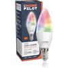 HOMEPILOT - Lampadina addZ LED E14 White and Colour | Lampadina RGBW versatile | Compatibile con lo standard di connessione Zigbee | Controllabile tramite app e comandi vocali.