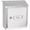 ARREGUI V4097 Cassetta Postale in Acciaio Inossidabile per Porte o Cancelli Interni, Cassetta Postale 23x4 cm, Taglia S (DIN A5), Anticorrosivo, effetto specchio