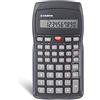 OSAMA - Calcolatrice Scientifica con 56 Funzioni e Batteria Inclusa (1xL1130) per Scuola, Università e Ufficio, 10 Cifre in Mantissa e 2 in Esponente con Custodia Rigida Scorrevole, 9,6x2x16,3cm, Nero