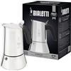 Bialetti Caffettiera New Venus 10 Tazze, Manico Anti Scottatura, Adatta a Induzione, 10 Tazze , Acciaio 18/10 - 460ml