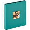 walther design album fotografico verde petrolio 400 foto 10x15 cm Album slip-in con ritaglio copertina, Fun EA-110-K