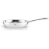 Fissler Catania Padella in acciaio inox 24 cm, senza rivestimento, per brasare, adatto per fritture croccanti, adatta per tutti i tipi di fornelli, anche a induzione