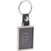 walther design Portachiavi Nero 3,5 x 4,5 cm in Metallo Deluxe MR-199-B