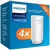 Philips Water Ontap Cartuccia filtrante AWP305P4/10, ULTRAFILTRAZIONE, capacità di filtrazione 1200 L, confezione da quattro