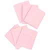 Ti TIN Set 6 Lenzuola Brandina Asilo 130 x 53 cm con Elastici - 100 % Cotone Traspirante, Lavabili & Asciugabili, Vestibilità Perfetta per Nido & Scuola Materna - Colore rosa