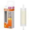 OSRAM Lampada LED LED Line con filamento, corpo lampada in plastica trasparente, 20 W, attacco retrofit R7s, EEK D, 3000 lm, luce bianca calda 3000 K per illuminazione generale.