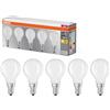 OSRAM Lampada LED a filamento P40 mini candela E14 4,2W 470lm IP20