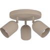 Eglo Tilston - lampada da soffitto a 3 luci, faretto per soggiorno
