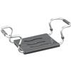 WENKO 73392500 Sedile Vasca da Bagno, Allungabile, carico Max. 150 kg, Alluminio, 55-65 x 18 x 26 cm, Argento