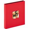 walther design album fotografico rosso 400 foto 10x15 cm Album slip-in con ritaglio di copertina, Fun EA-110-R