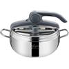 Lagostina Irradial Control, Pentola a Pressione Ø 22 cm, Capacità da 3,5 L